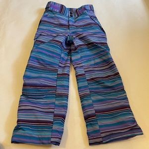 Striped Kids Bottoms in Blue and Purple